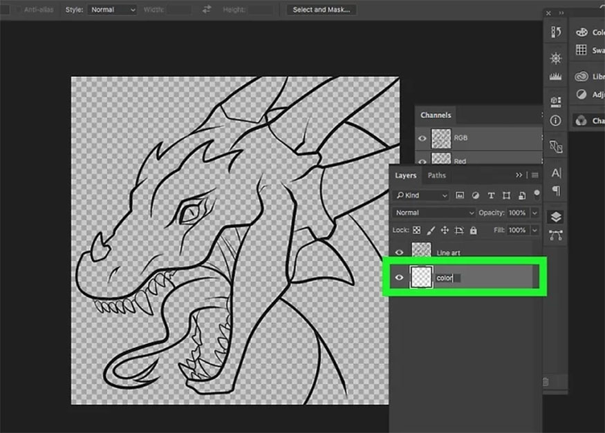How To Change Line Art Color In Photoshop How To Change Line Art Color In Photoshop